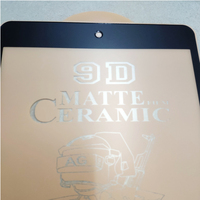 Protecteur d'écran en céramique 9D flexible nano incassable et durable pour iPad 9.7 Pro 10.2 11 PET+TPU
