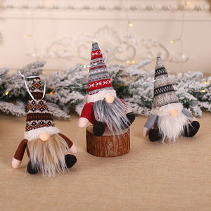 YQ-6260 Classici Gnomi Natalizi da Appendere all'<span class=keywords><strong>Albero</strong></span>, Ornamenti Rosa, Gnomi Svedesi in Peluche - Product Image 4