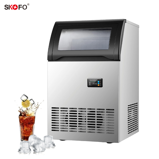 Clear Hard Ice Gourmet Machine 45-50kg High Capacity Super Crystal Clear Bartender Favorite Ice Commercial Star Restaurant