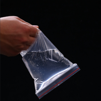 Sacs en plastique transparents refermables à fermeture éclair avec joint de sécurité pour l'emballage de vêtements – Offre Spéciale