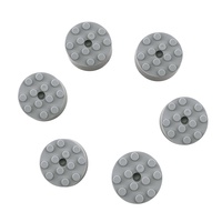 No.87081 Rond 4X4 avec Trou ABS Plastique Enfants Creative Construction Accessoires Briques Bloc Jouet
