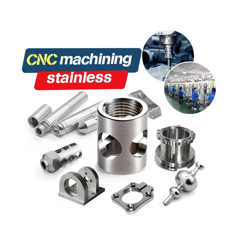 カスタムメイドのステンレス鋼CNCフライス加工/旋盤加工/機械加工部品サービス