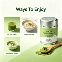 Poudre de Matcha Cérémonial Certifiée en Marque Blanche OEM en Boîte de 30g – Faible MOQ