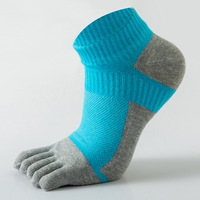 Chaussettes pour femmes à 5 orteils, en coton, antibactériennes, anti-odeur, avec séparateurs d'orteils, anti-boulochage, respirantes