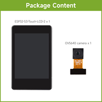 Waveshare ESP32-S3-Touch-LCD-2 2-Zoll Kapazitives Touch-Display Entwicklungsboard ZBMINIL2 Pixel IPS-Panel 32-Bit LX7 S-MATE