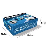 Mainan Bus Mini Sensor Pintar 4-Saluran Mobil RC Terkendali Aplikasi Penghindar Rintangan Penggunaan Dalam & Luar Ruangan Pengontrol Jarak Jauh Pengisi Daya USB