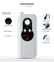 Perceuse à ongles pratique Machine rechargeable électrique populaire Offre Spéciale polisseuse à ongles sans fil en ligne