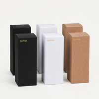 Vente flash - Boîtes en carton kraft vides recyclables de petite taille - Utilisation cosmétique - Boîtes cadeaux personnalisées avec laminage mat - Fermeture magnétique avec poignée