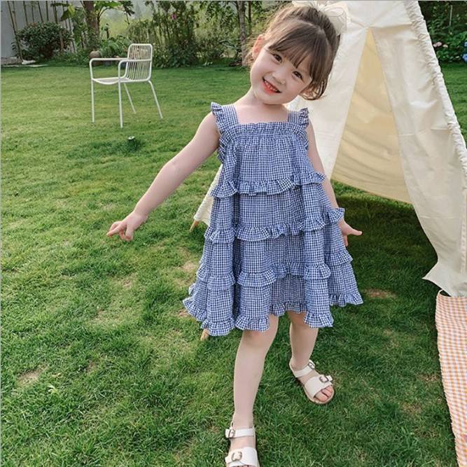 Korean Style Baby Girl Dresses New Style Summer Korean Infant Baby