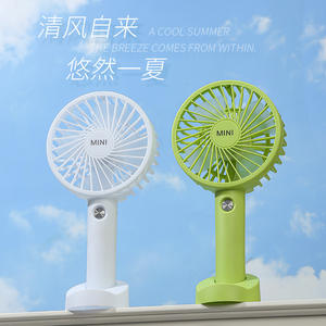 Mini ventilador portátil recargable por USB con diseño plegable para uso en el hogar y el dormitorio - Product Image 4