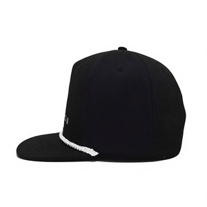 Casquette Snapback Structurée à 5 Panneaux Broderie 2D Personnalisable avec Corde, Fabriquée au Vietnam, Haute Qualité, Style Quatre Saisons - Product Image 2