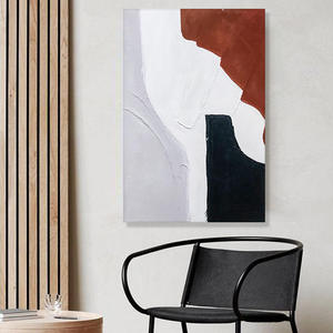 Morden phòng khách khách khách sạn vẽ tay nghệ thuật 3D kết cấu tay sơn dầu vải lớn trừu tượng tác phẩm nghệ thuật phòng khách - Product Image 3