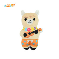 Jouet en peluche pour chien Famipet, nouveau design d'été, motif alpaga mignon, doux, à effet froissé et couineur