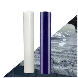 free sample temporary anti scratch transparent protective film for marble countertop surface