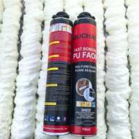 MU CHAO 750ml Mousse polyuréthane monocomposant blanche, résistante à la chaleur, ignifuge classe B, en spray pour le remplissage des joints de construction