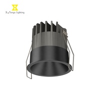 Spot encastré LED rond pour plafond, design commercial, pour projets hôteliers intérieurs, 5W, 7W, 12W, 20W, 30W, 40W