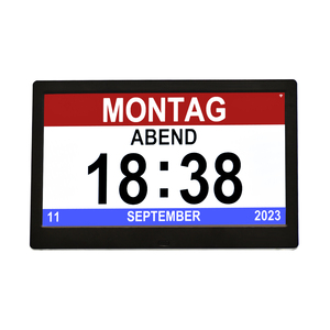 Đồng hồ báo thức ngày mới nhất cho phòng ngủ khung kỹ thuật số người cao tuổi lịch kỹ thuật số ngày đồng hồ Trạm thời tiết - Product Image 3