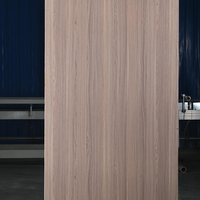 Lembaran HPL (High Pressure Laminate) tahan air, tahan api, dengan motif kayu untuk furnitur apartemen, kabinet, dan dinding.