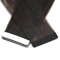 Extensiones de Cabello Adhesivas Ultrafinas K.S WIGS, 100% Cabello Humano Remy Chino, Precortadas, Fáciles de Instalar