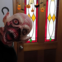 Masque intégral en latex de vampire effrayant, tête de monstre zombie répulsive, réutilisable, écologique, tendance, pour adultes, Halloween, Noël, anniversaire