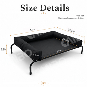 Cama Elevada y Refrescante para Perros CanboPet con Borde Reforzado, Cama de <span class=keywords><strong>Viaje</strong></span> Elevada para Perros Grandes - Product Image 3