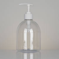 Distributeur de shampooing rechargeable de haute qualité, anti-fuite, durable, en plastique PET transparent, bouteille de savon liquide