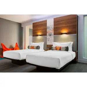 Set Kamar Tidur Hotel Yang Terinspirasi Perkotaan Furnitur Kamar Tamu Hotel Gaya Apartemen Pernikahan