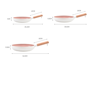 Vente en gros de poêles à frire antiadhésives en <span class=keywords><strong>pierre</strong></span> Maifanshi multifonctions de 20/24/26cm avec logo personnalisé poêle à frire verte de qualité alimentaire antiadhésive - Product Image 4