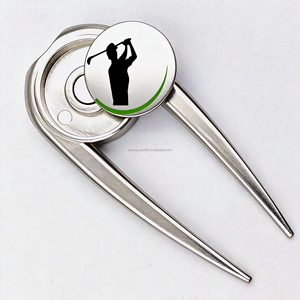 เครื่องมือซ่อมสนามกอล์ฟคุณภาพดี SY พร้อมที่ใส่ซิการ์และคลิปหนีบหมวกสำหรับ <span class=keywords><strong>Balisong</strong></span> - Product Image 2