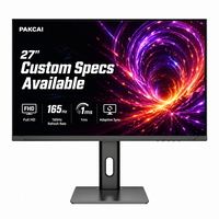 Monitor de Escritorio IPS de 27 Pulgadas, 165Hz, 1ms, Personalizado de Fábrica, Directo de Fábrica, para PC, Monitor de 27 Pulgadas