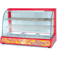 2026 Prix compétitif Vitrine chauffante commerciale pour aliments à vendre Équipement de restauration Chine Acier inoxydable Facile à utiliser