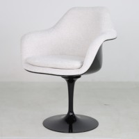Fauteuil pivotant en fibre de verre en forme de tulipe, chaises pivotantes pour la maison, le salon, l'école, les restaurants
