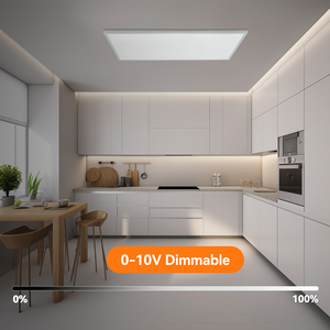 Panel de Luz LED ComiLED de Alta Calidad 2x4, 30W-50W, CCT Seleccionable, Regulable 0-10V, 60x120cm, Lámpara de Techo Plana Delgada de Montaje en Superficie - Product Image 4