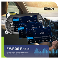 Podofo 7 "4 + 64G Android autoradio stéréo sans fil Carplay/Android Auto GPS/DSP/Wifi/FM/RDS/BT pour FIAT TIPO EGEA (2015-2017)