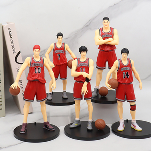 Figurine Anime PVC Set Slam Dunk Hanamichi Sakuragi Rukawa Kaede Miyagi Ryota Mitsui Hisashi Figurines Modèle Toy Collection 5pcs - Product Image 6