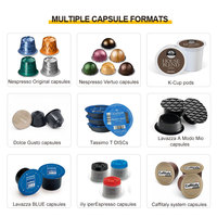 Machine de remplissage de capsules de café Nespresso K-cup en aluminium thermosoudé haute vitesse de pointe, machine de scellage de poudre de café