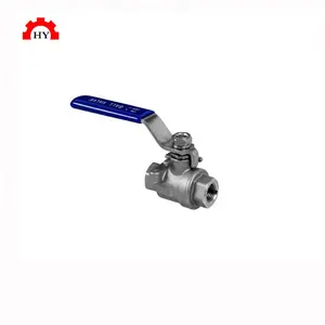 High quality demco stainless steel 1/4" inch 25 bar manual control 2 way cylinder ball valve
