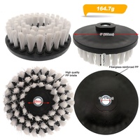Haute qualité 5 pouces blanc brosses de nettoyage électriques détaillant brosse perceuse fixation tête de brosse pour le nettoyage domestique automobile
