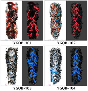 Nuevas pegatinas <span class=keywords><strong>de</strong></span> <span class=keywords><strong>tatuaje</strong></span> fluorescentes <span class=keywords><strong>de</strong></span> brazo completo, diseño <span class=keywords><strong>de</strong></span> flor Artificial <span class=keywords><strong>De</strong></span> León impermeable <span class=keywords><strong>para</strong></span> hombres y mujeres, Cara <span class=keywords><strong>de</strong></span> papel Sexy <span class=keywords><strong>de</strong></span> larga duración - Product Image 2