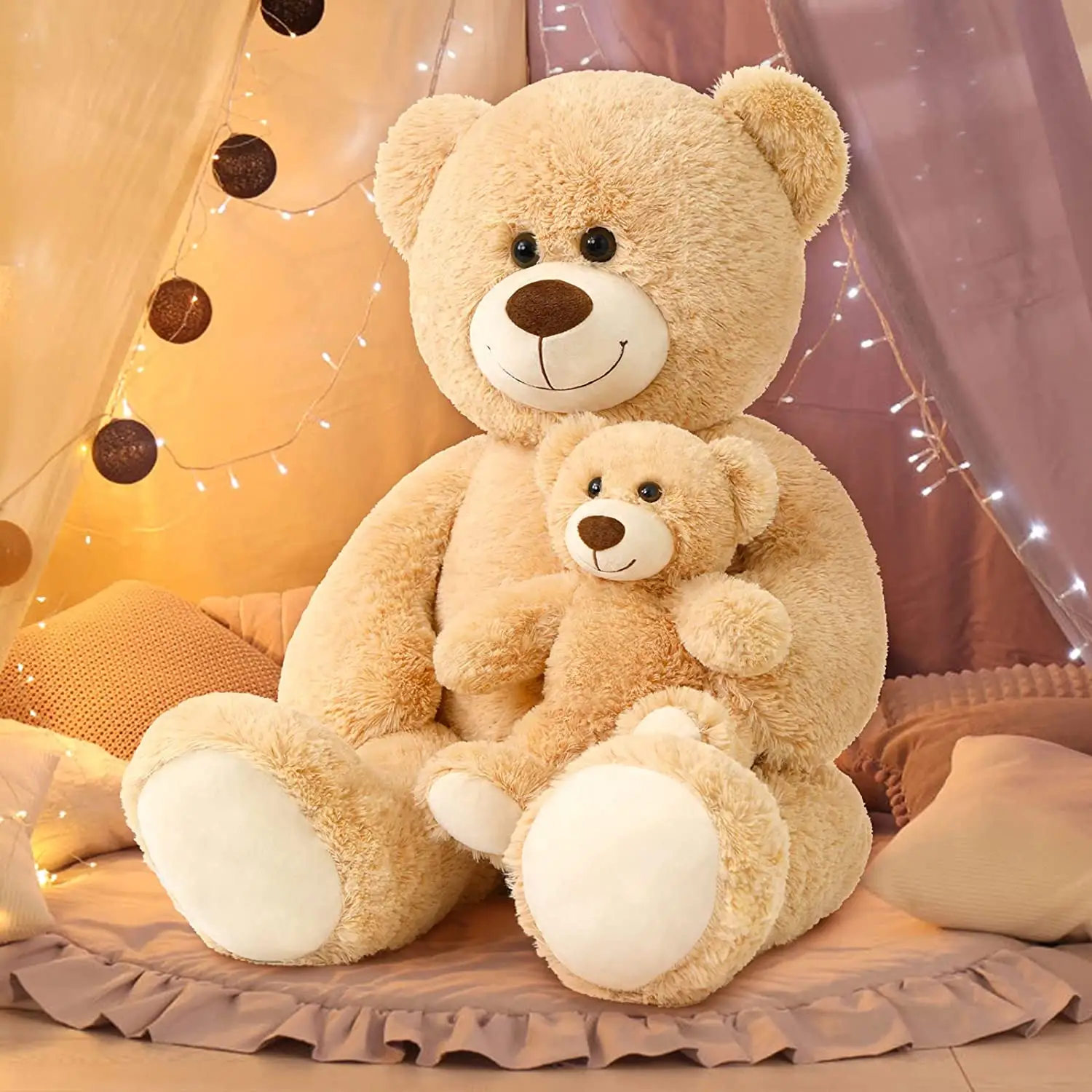 Niuniu Daddy Hot Sale 80cm bis 200cm Big Bear Doll Großhandel Cute Teddy Bear ungefüllte Plüsch haut