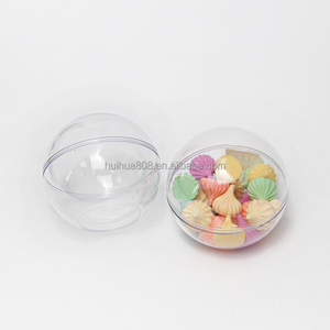 Romanzo plastica sferica rotonda trasparente per palla per caramelle o cioccolato confezione regalo vasetti PS - Product Image 4