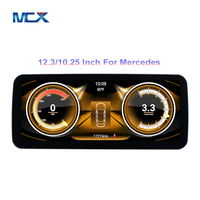 Système multimédia pour Benz, 10.0 pouces, MCX Qual, comm, Android 10.25, 8 cœurs, 4 go + 64 go, écran, pour mercedes W211, W221, W220