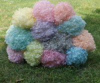 Nouveau produit : Grande taille d'hortensia stabilisé pour décoration de mariage, matériau floral artisanal.