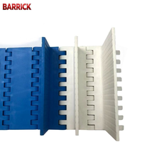 Deflectores Modulares para Bandas Transportadoras Serie OPB, Deflectores de Plástico Compatibles con Bandas Modulares Planas Serie OPB