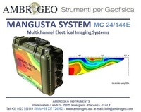 AMBROGEO Mangusta MC 24/144E Electrical Imaging System Multichannel Resistivity Recording Survey Made Italy Instrument