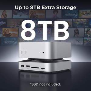 <span class=keywords><strong>UGREEN</strong></span> Hub et support 10 en 1 pour Macmini M4 avec boîtier SSD <span class=keywords><strong>M</strong></span>.<span class=keywords><strong>2</strong></span> NVMe, DP 4K144Hz, USB A/C 10G, SD/TF, Audio - Product Image 4