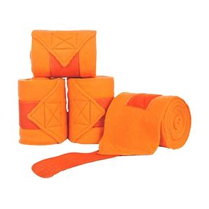 Gorgeous thick polar fleece horse bandages Equestrian wear custom logo Elastic Velcroo horse leg wrap Set of 4 am625 - Product Image 1