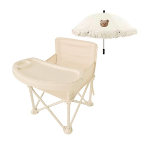 <span class=keywords><strong>Silla</strong></span> Elevadora de Metal para Bebés con Respaldo Alto, Ligera, Plegable, Tipo Sombrilla, para Uso en Exteriores, Campamentos, Hoteles y Baños - Product Image 6
