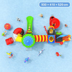 Équipement de terrain de jeux aquatiques pour enfants, <span class=keywords><strong>parc</strong></span> aquatique extérieur, toboggan à jets d'eau pour <span class=keywords><strong>parc</strong></span> aquatique commercial - Product Image 2