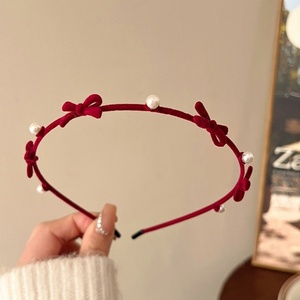Diadema <span class=keywords><strong>de</strong></span> Terciopelo con Lazo <span class=keywords><strong>de</strong></span> Perlas, Corona <span class=keywords><strong>de</strong></span> <span class=keywords><strong>Flores</strong></span> Delicada, Tocado <span class=keywords><strong>de</strong></span> Metal, Guirnalda <span class=keywords><strong>para</strong></span> el <span class=keywords><strong>Cabello</strong></span>, Accesorios <span class=keywords><strong>para</strong></span> el <span class=keywords><strong>Cabello</strong></span> <span class=keywords><strong>para</strong></span> Mujeres y <span class=keywords><strong>Niñas</strong></span>, <span class=keywords><strong>para</strong></span> Bodas, Fiestas y Fotos - Product Image 4